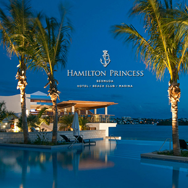 Hamilton Princess & Beach Club logo and view