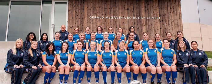 team photo of the Vancouver Thunderbirds Under 18 girls team
