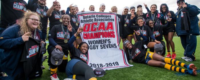 Humber College Women's Rugby OCAA Champions