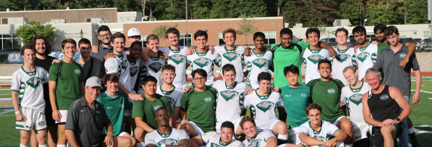 college rugby players on the field