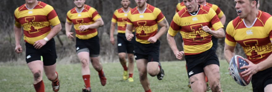 players with I State on chest
