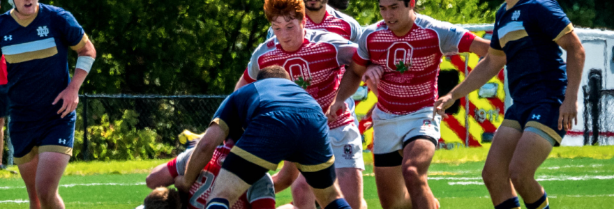 Ohio State Rugby to the ruck