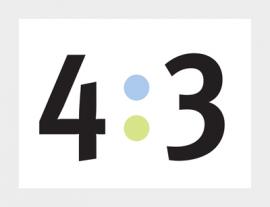 4x3 Design works closely with clients to deliver the highest-quality custom Web solutions 4:3 logo