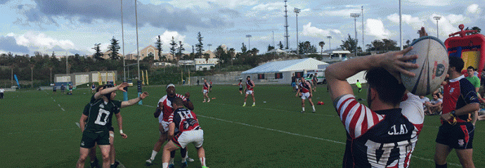 Bermuda 7s Gif with a player jumping for the ball