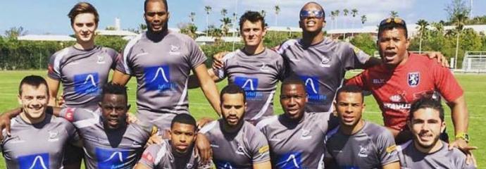 Ariel Re Bermuda All Stars with Waisale Serevi 