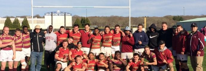 Norwich men’s rugby team claimed its first New England Collegiate Rugby Conference championship