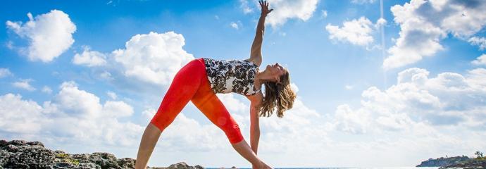 Yoga on the Beach in Bermuda