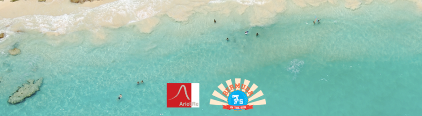 beach and sponsor logos