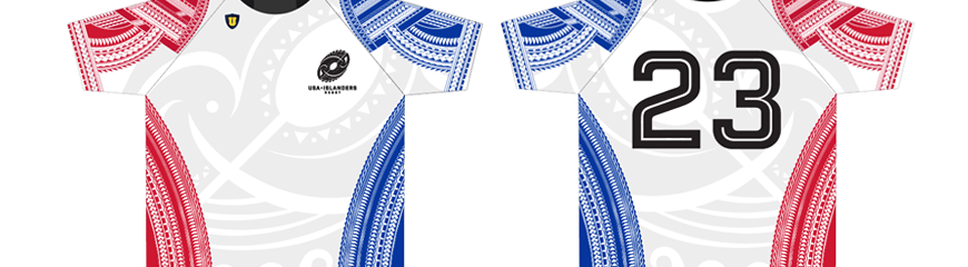 USA Islanders rugby jersey designed by 4x3 creative studio