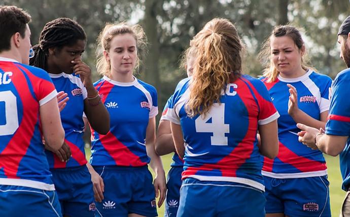 CCRC women on the pitch