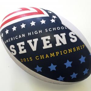 4th of july style rugby ball