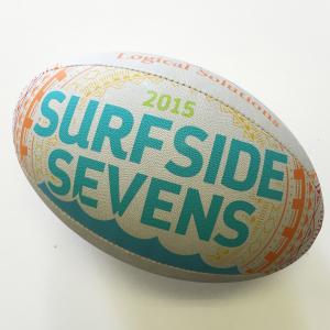 surfside logo in green on pink ball