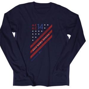 long sleeve dark blue shirt