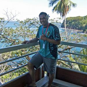 2009 November 1 peter at the hotel in tahiti