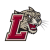 red capital L and a leopard head logo