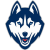 white and blue wolf head