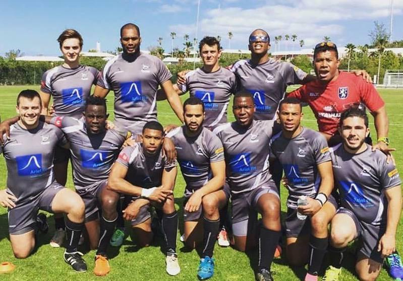 Ariel Re Continues to Support Rugby in Bermuda Ariel Re Bermuda All Stars with Waisale Serevi