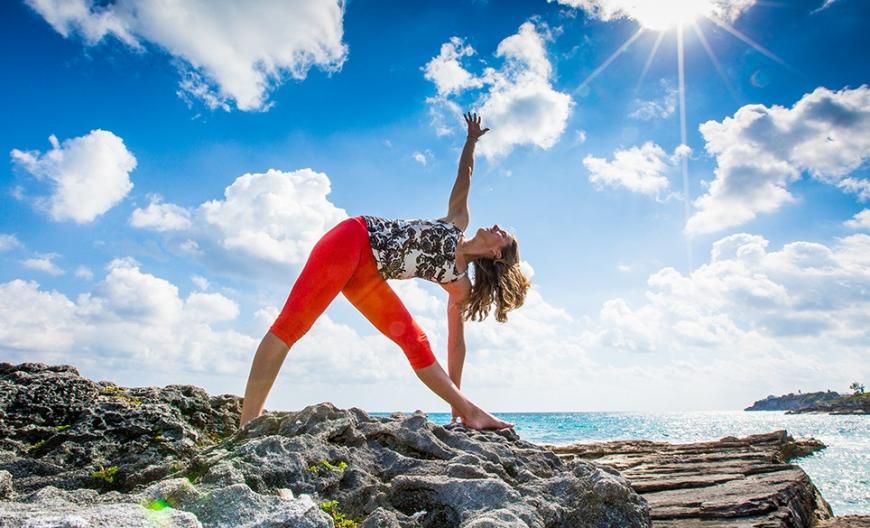 Yoga on the Beach in Bermuda Yoga on the Beach in Bermuda